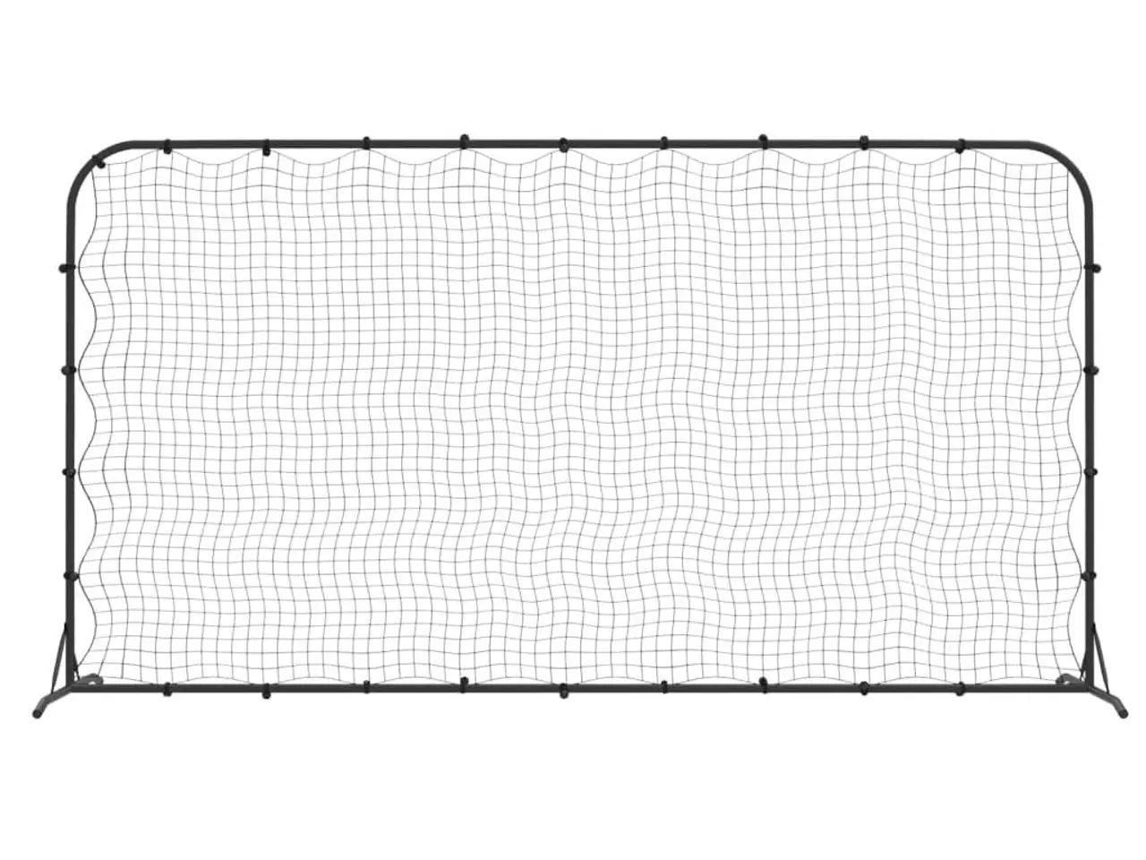 Billede 3 - Fodbold-rebounder 366x90x183 cm HDPE sort