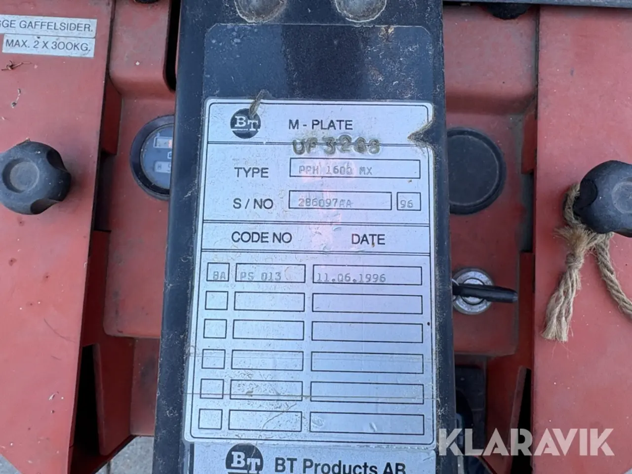 Billede 8 - Truck BT PPH 1600MX