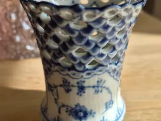 Musselmalet vase helblonde