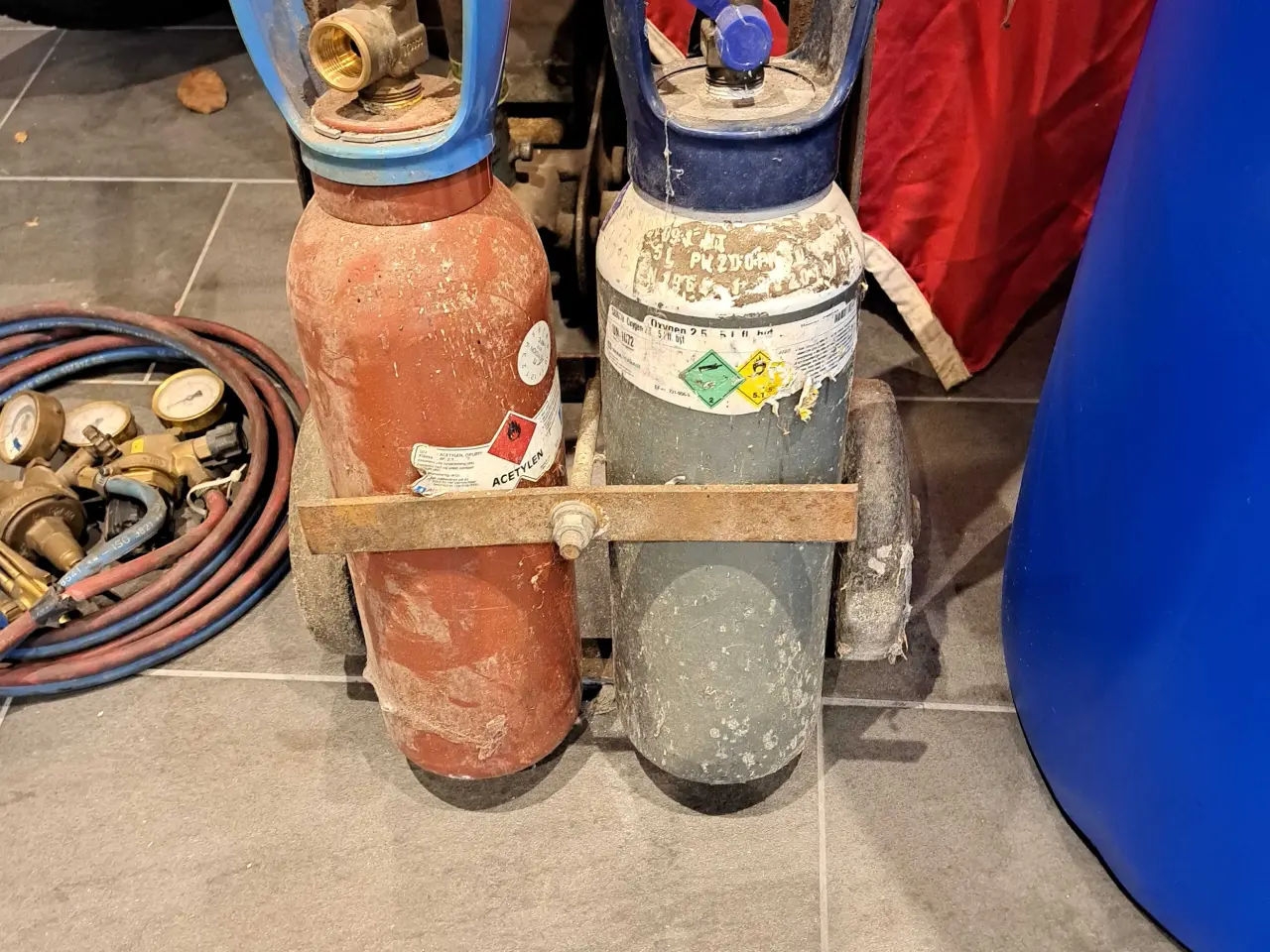 Billede 1 - Gas og ilt bytte