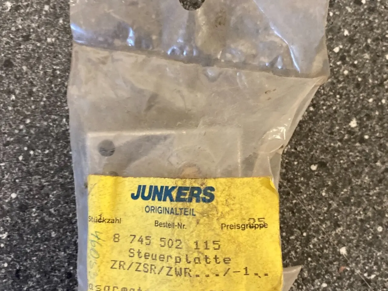 Billede 2 - Junkers Bosch Boiler Control Plate PN: 8745502115