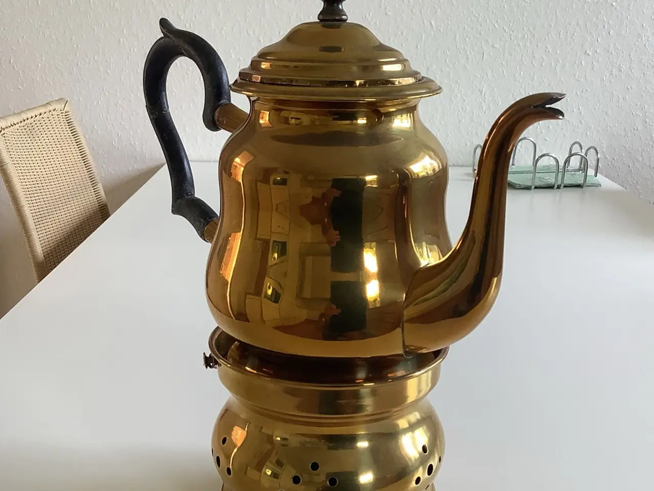 Billede 1 - Gammel kaffekande med brænder