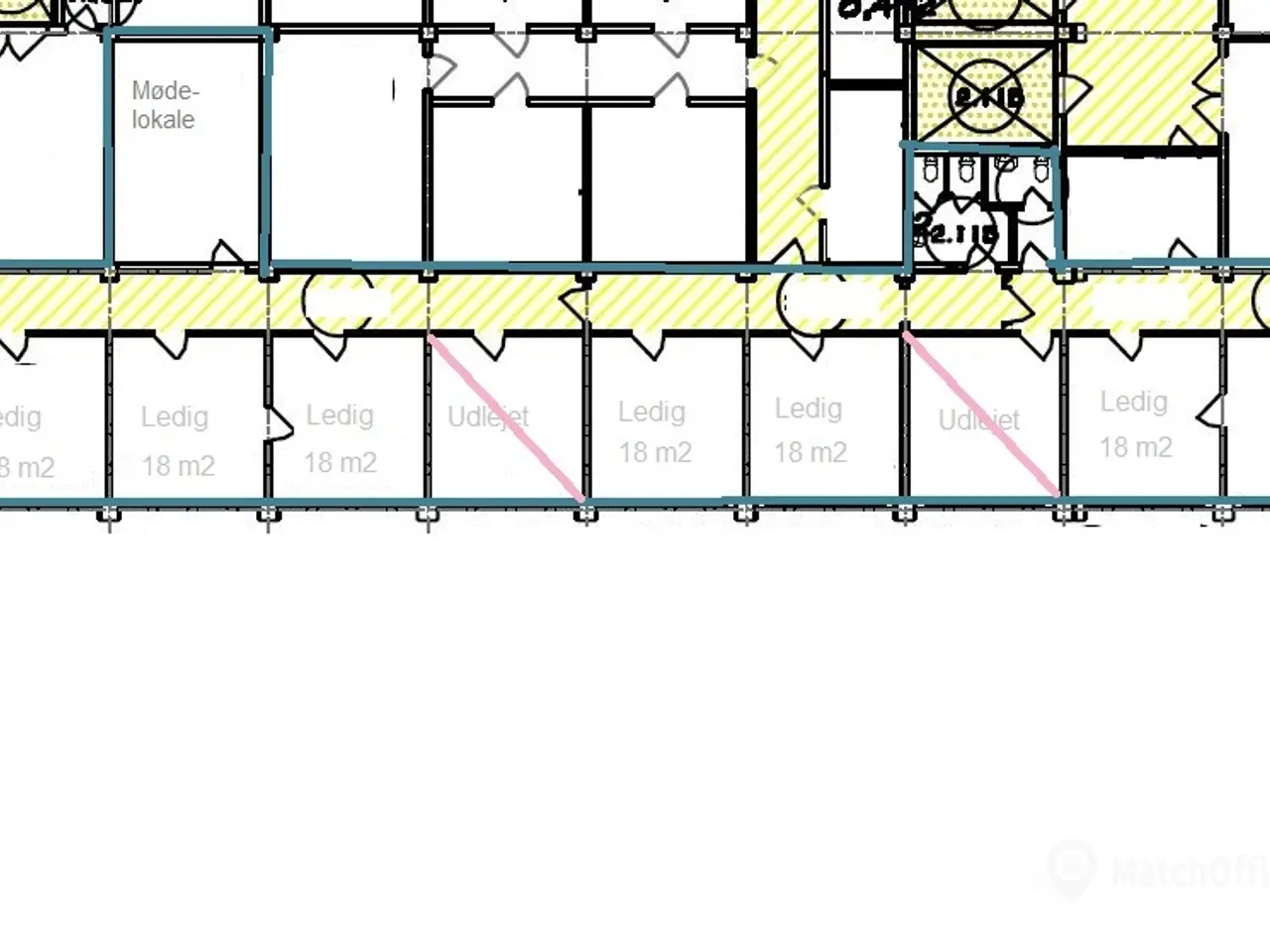 Billede 14 - 54 m2 lyst kontor med fælles faciliteter