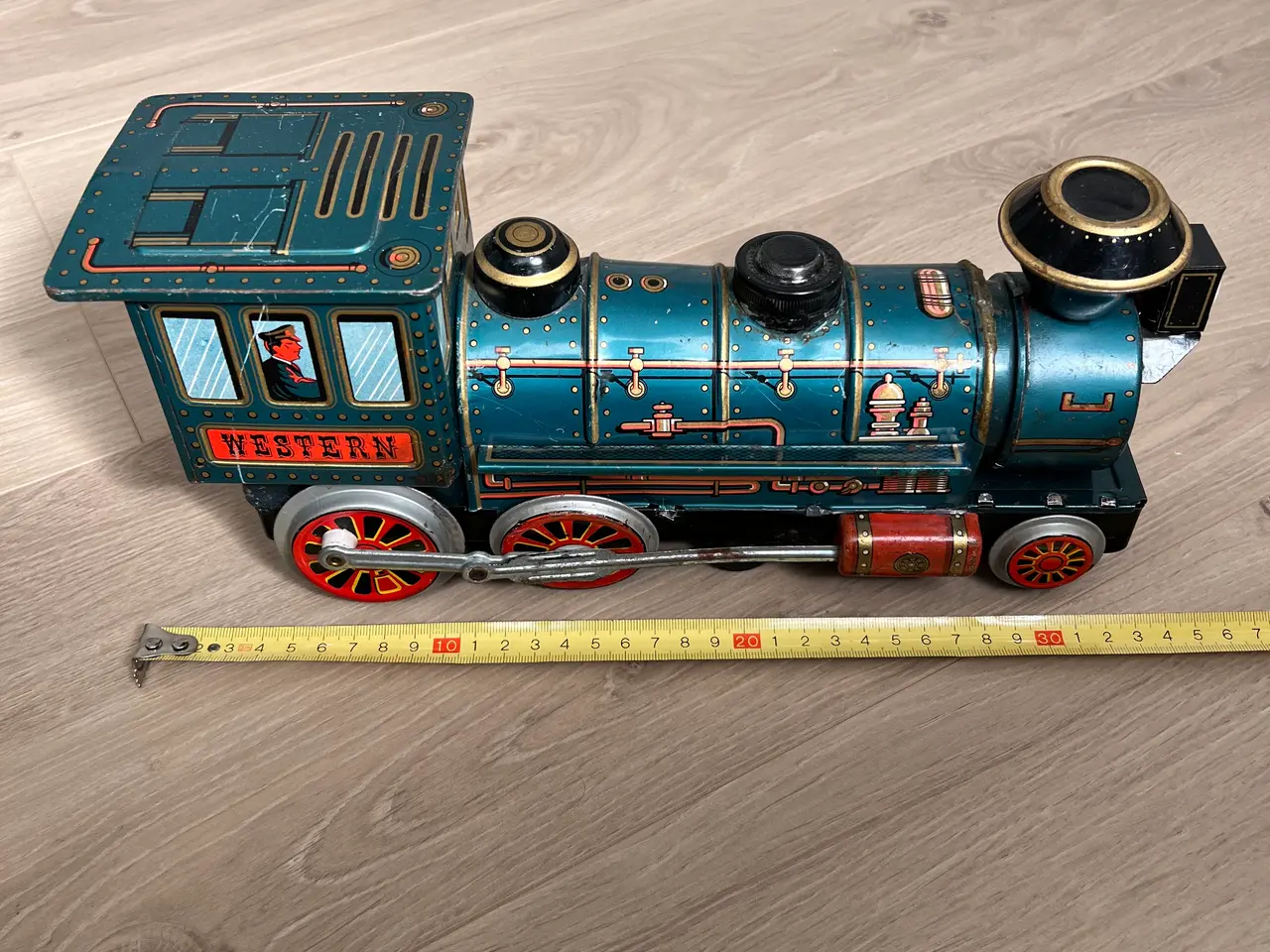 Billede 8 - Vintage Western Locomotive Tin