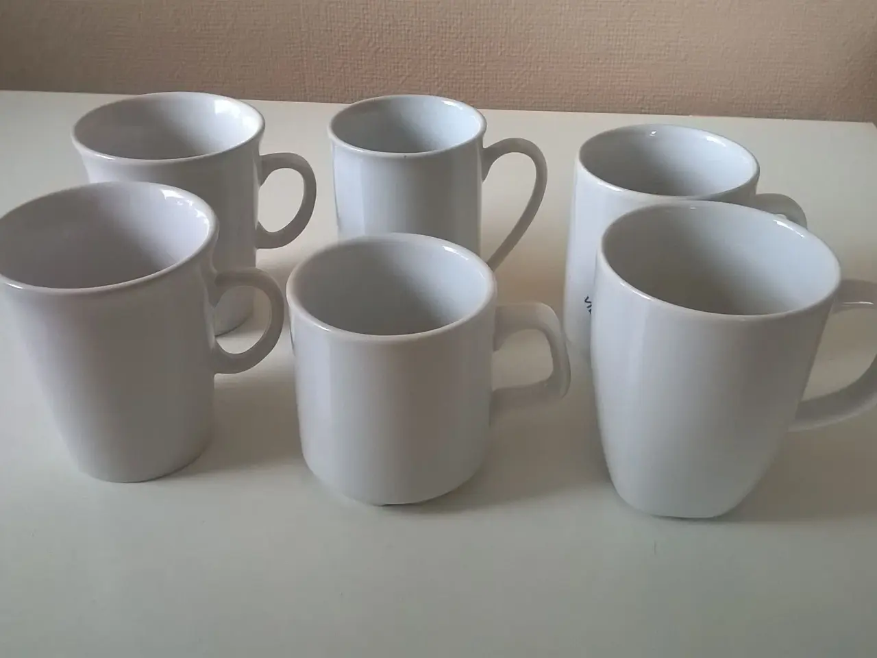 Billede 1 - Hvide krus - Pillivuyt, Ikea m. fl.