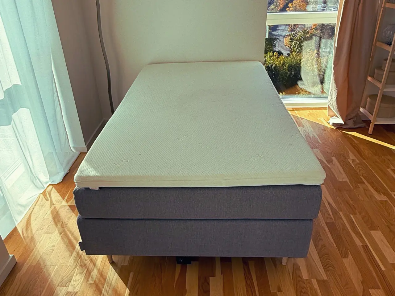 Billede 2 - Kontinentalseng Høie C250 – 120x200 cm, grå