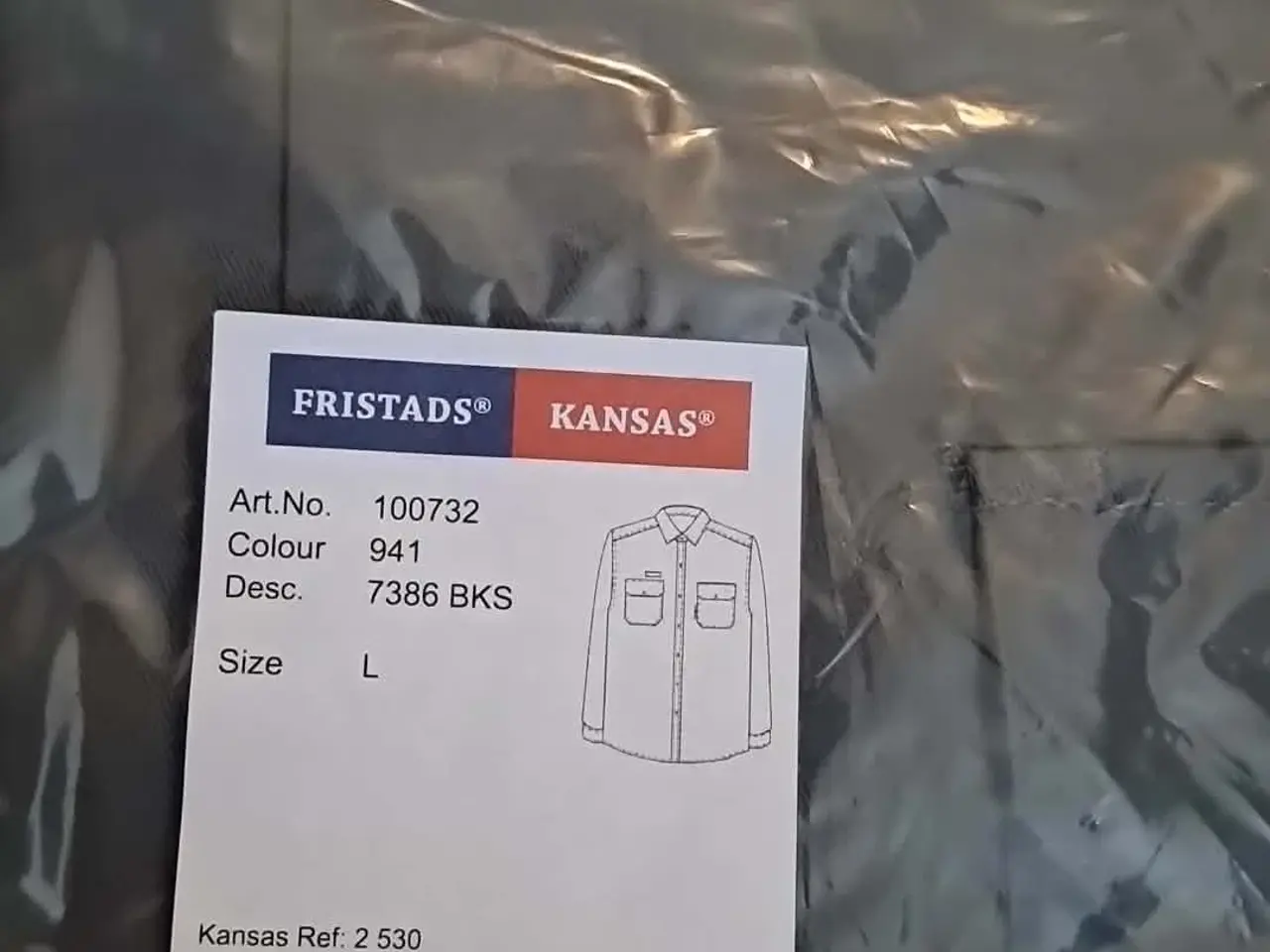 Billede 4 - Kansas, arbejdsskjorte, str.L