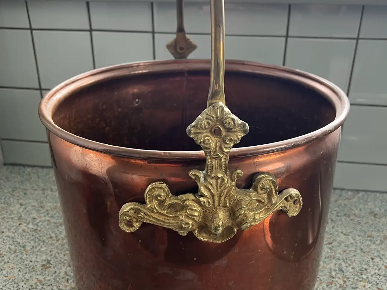 Billede 1 - Kobber spand 