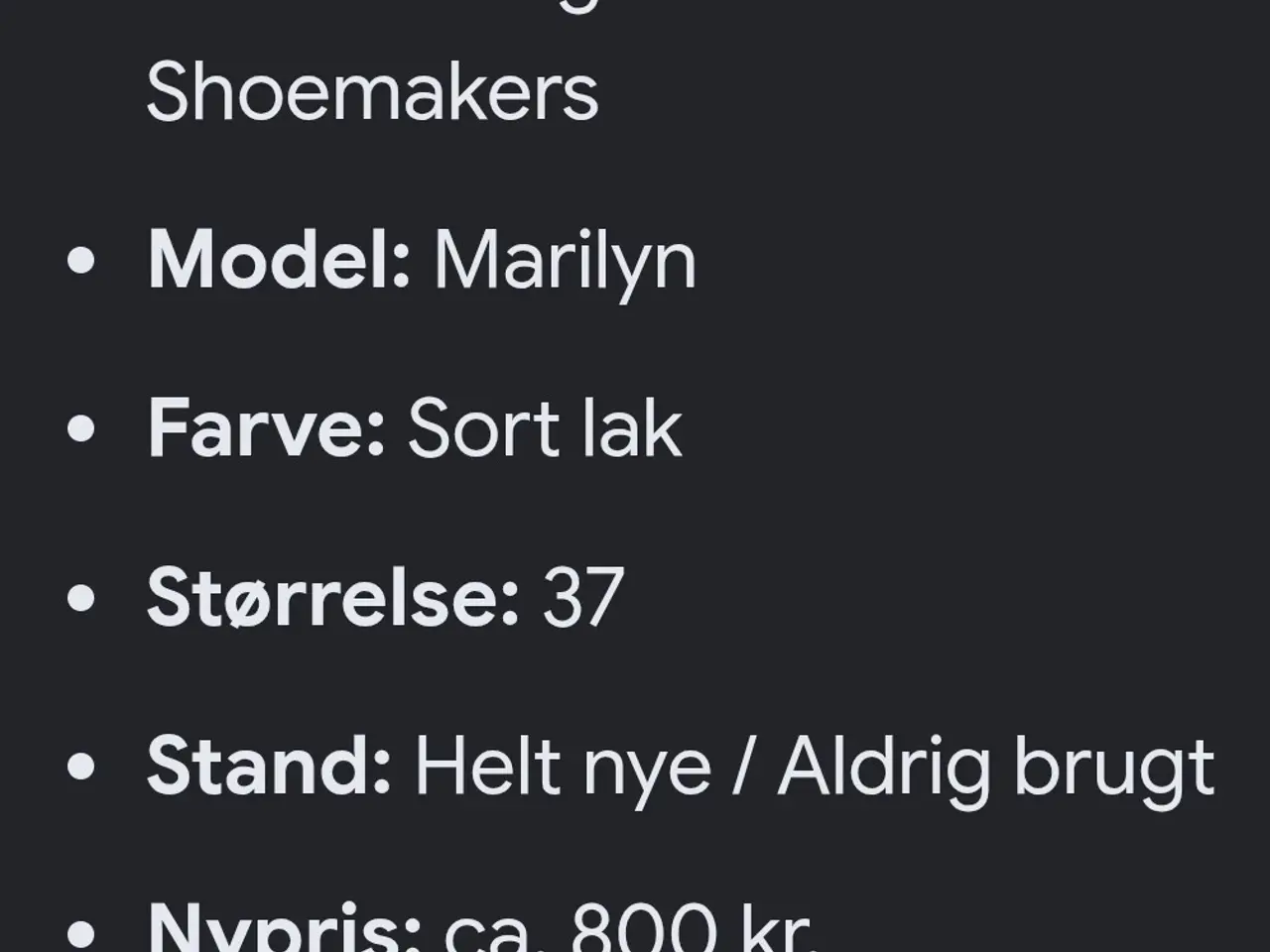 Billede 10 - Elegante Vagabond Marilyn laksko 🥿👠🩰