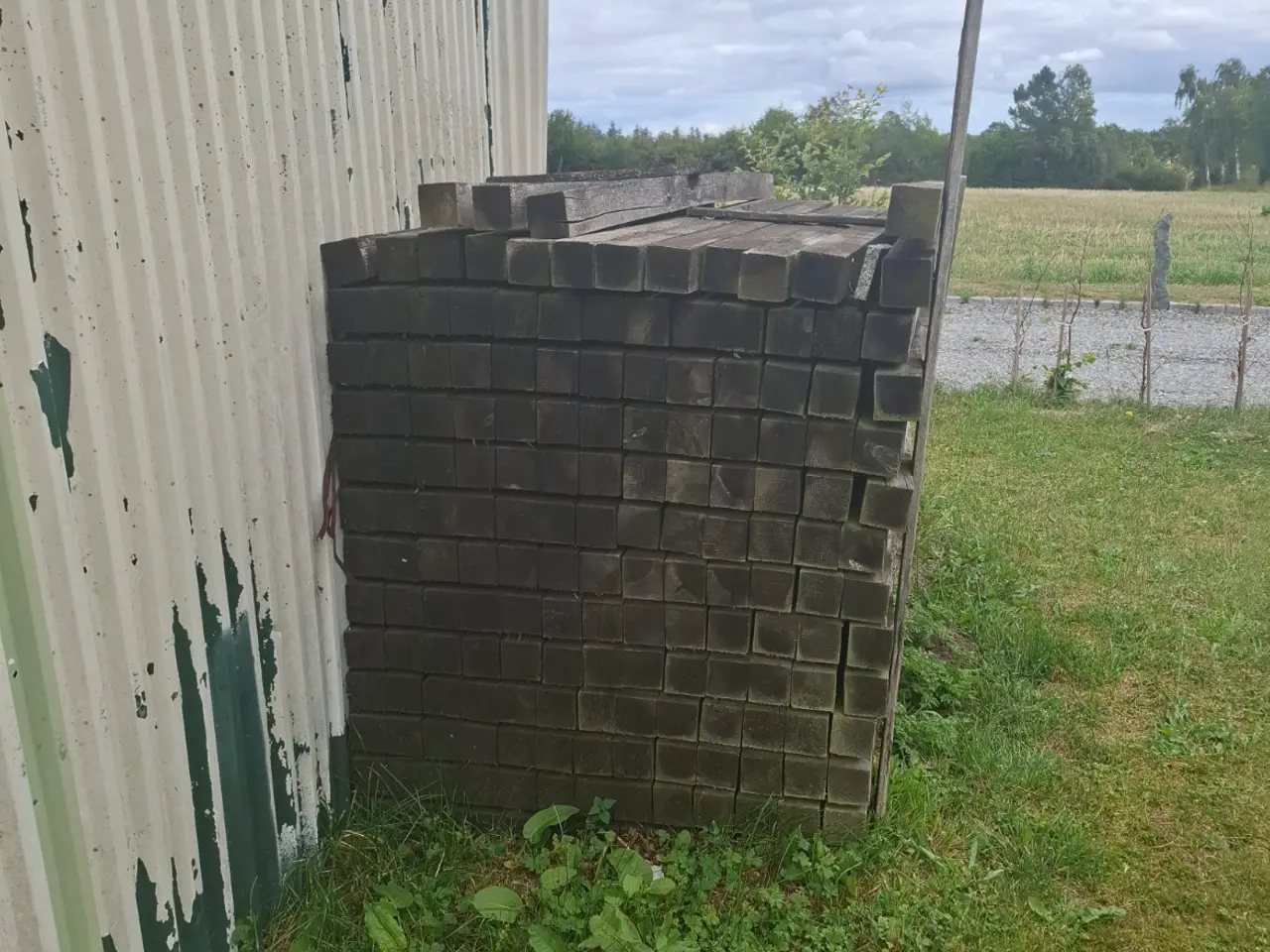 Billede 2 - Trykimprægnerede stolper 7 x 7 x 180 cm