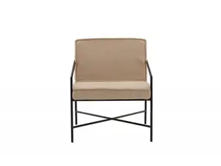 Rakel Lænestol  - Beige og Sort
