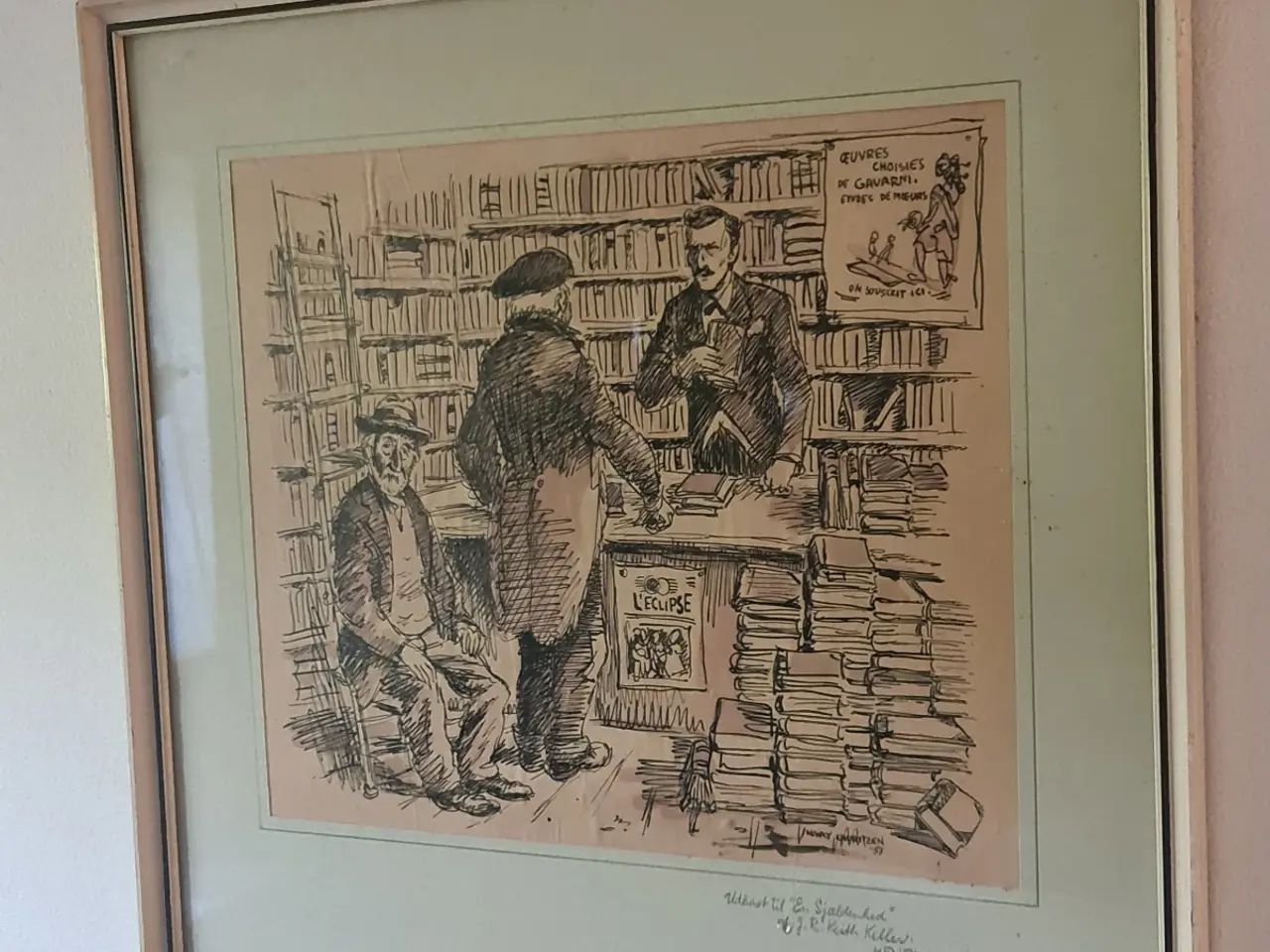 Billede 3 - Henry Lauritzen original tegning fra 1953