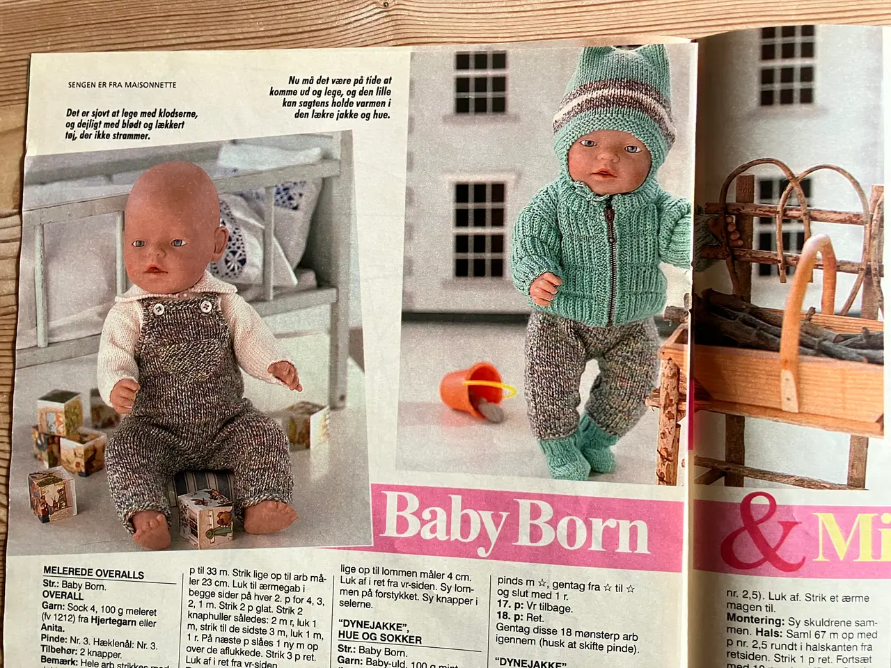 Billede 6 - Sy og Strik til Baby Born og Mini Baby