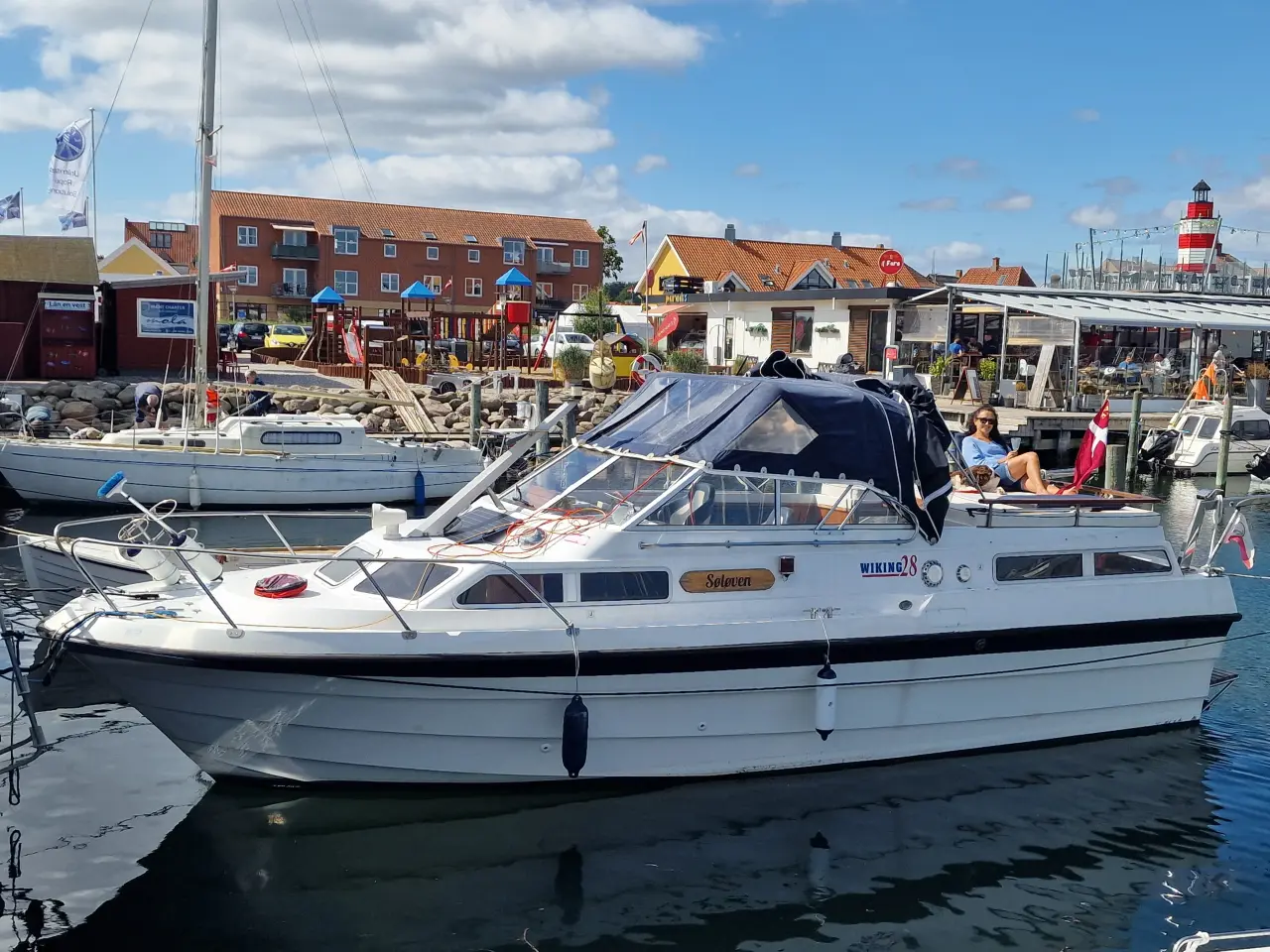 Billede 3 - WIKING 28– Norsk kvalitet Motorbåd -Med Nyre motor