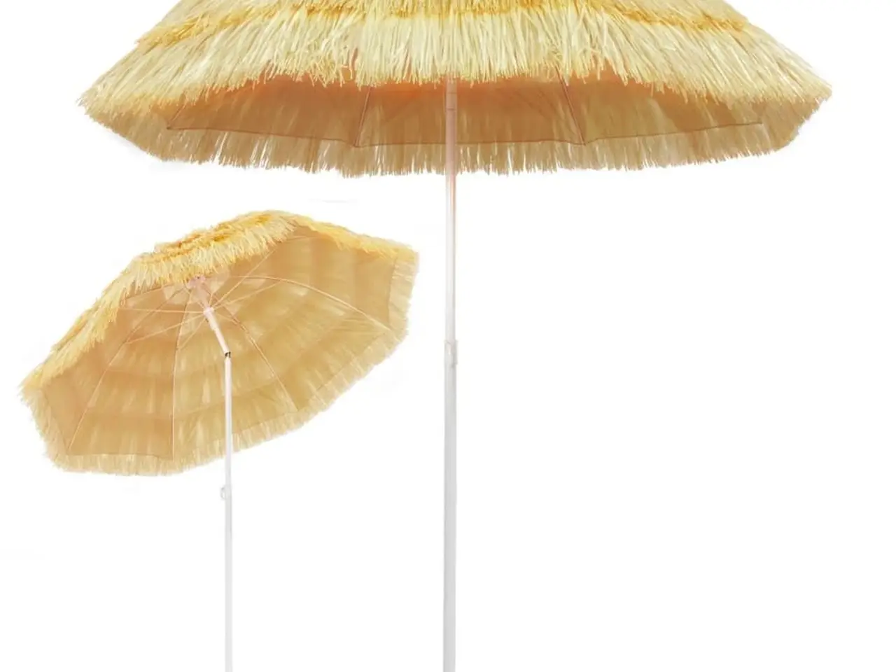 Billede 2 - Strandparasol i Hawaii-stil 180 cm - naturfarvet