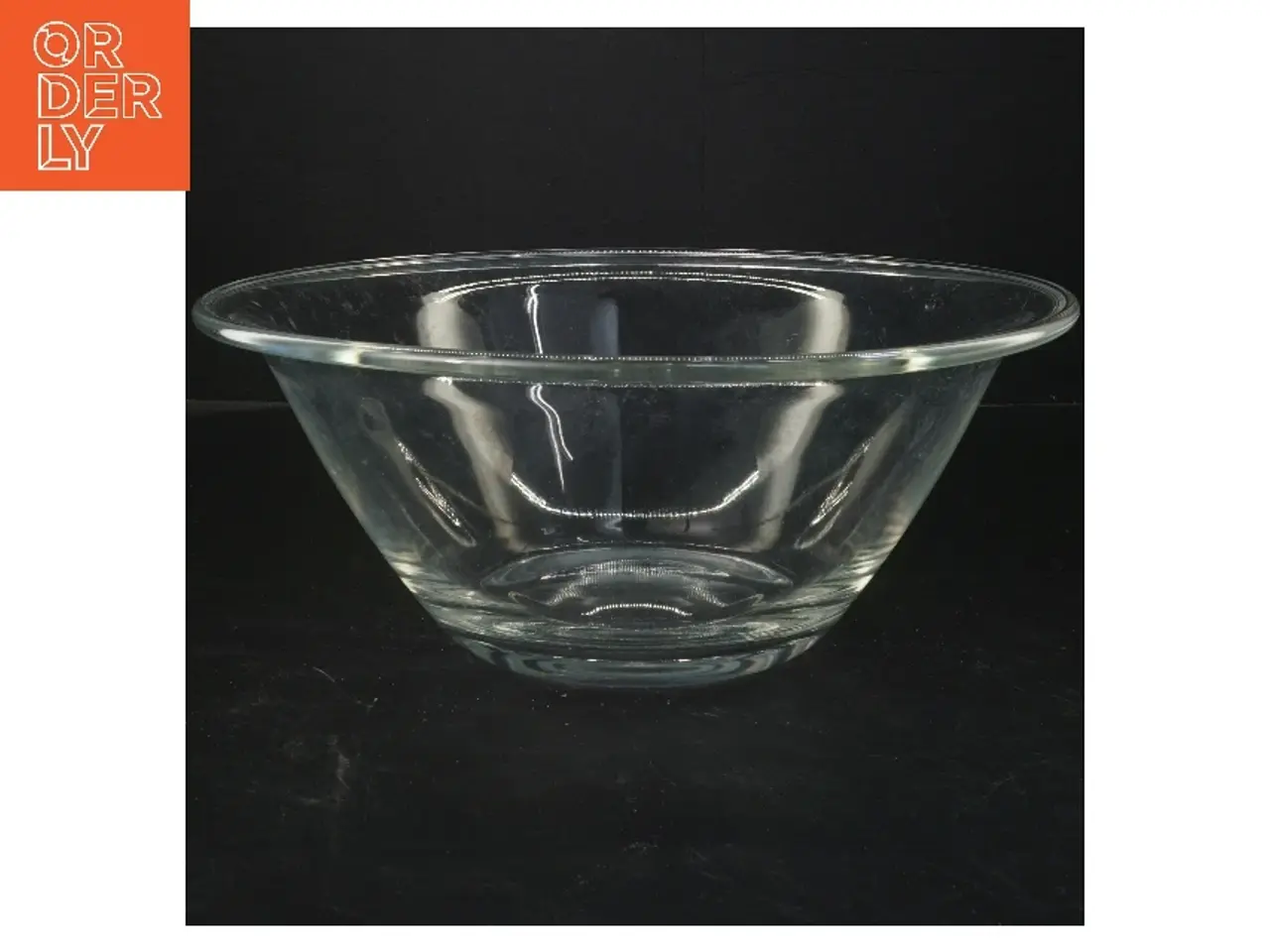 Billede 1 - Stor salat glas skål (str. 31x13 cm)