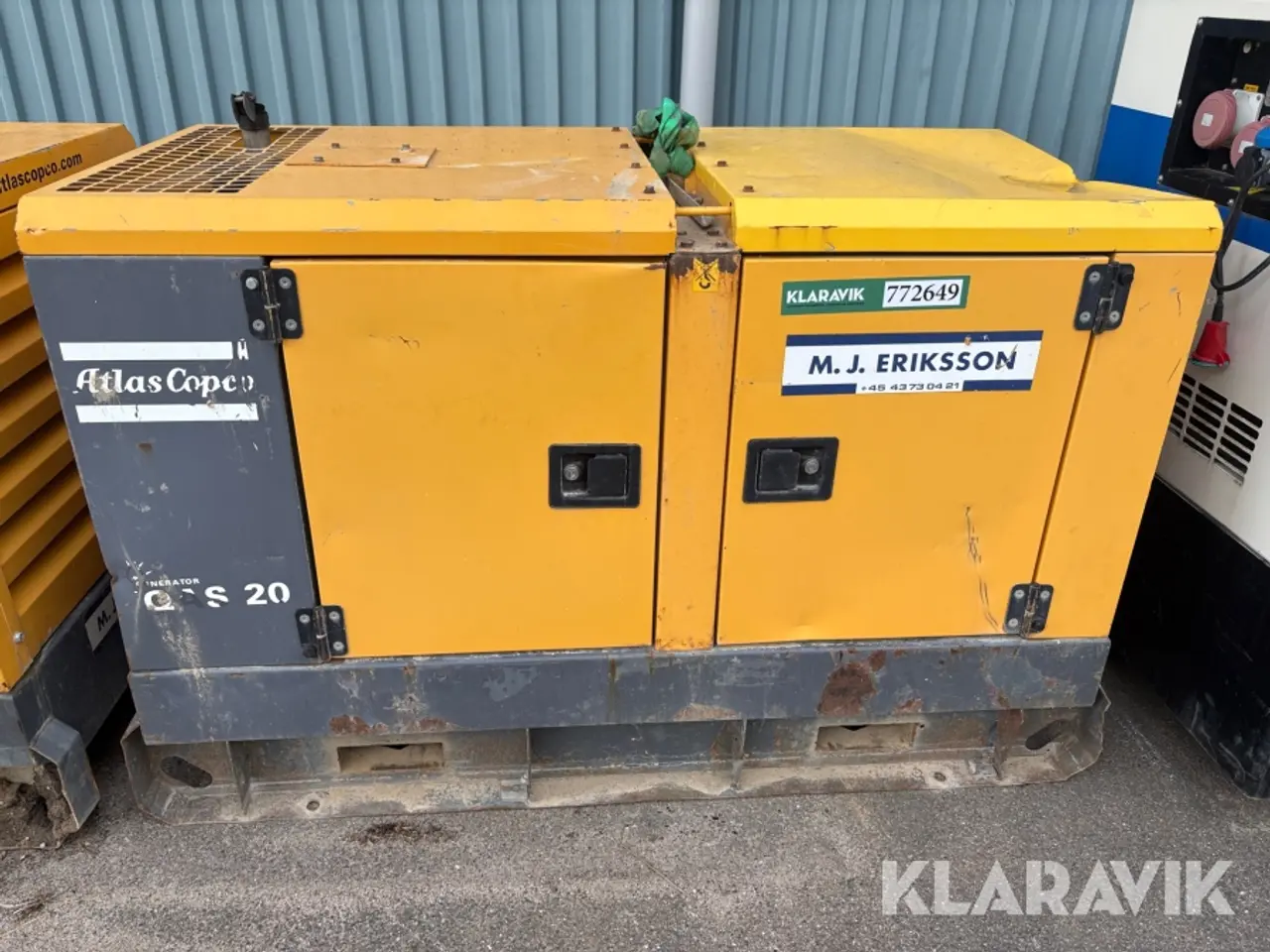Billede 11 - Generator Atlas Copco QAS 20