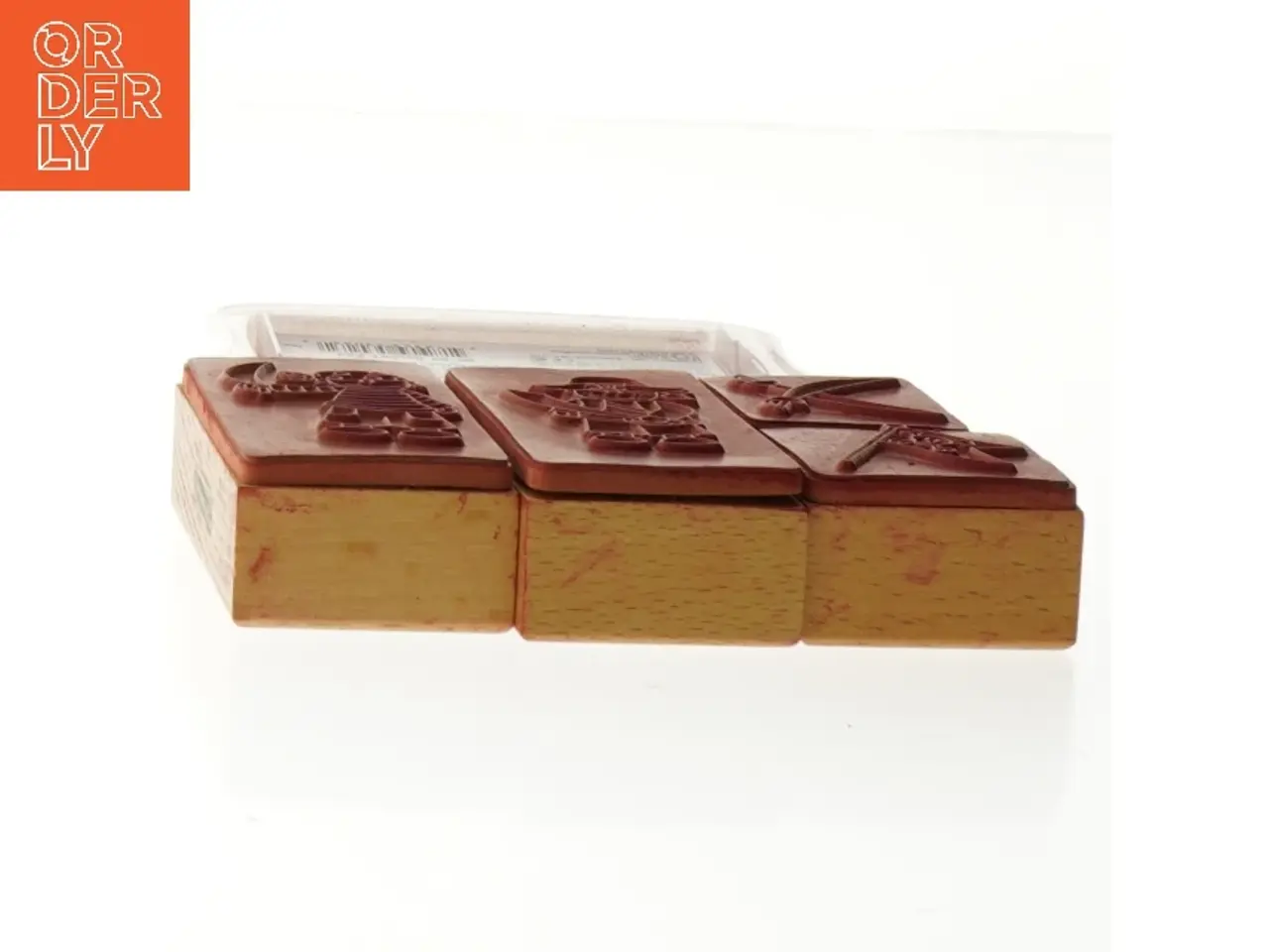 Billede 6 - Stempelsæt med piratmotiver fra Panduro (str. 9 x 6 cm - 4 x 4 cm)