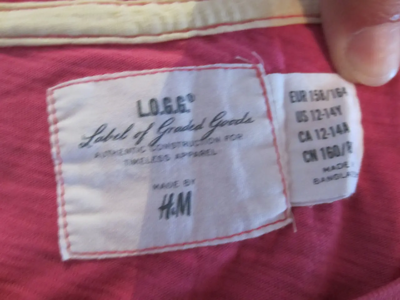 Billede 3 - Pink T-shirt i str. 158 / 164 fra H&M