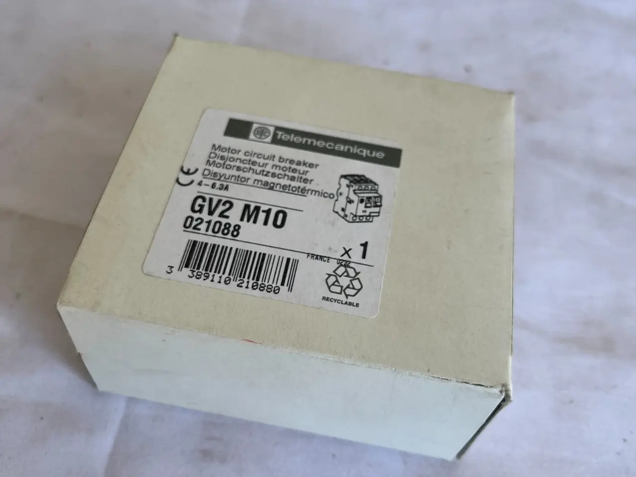 Billede 4 - Telemecanique GV2 M10 Motor automatsikring 4-6.3A