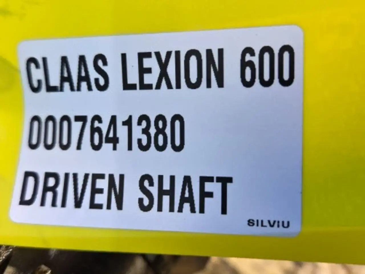 Billede 13 - Claas Lexion 600 Drivaksel 7641380