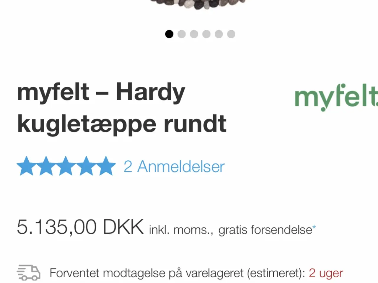 Billede 2 - Uld Kugletæpper