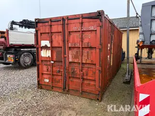 Container med dieseltank 5.900 liter