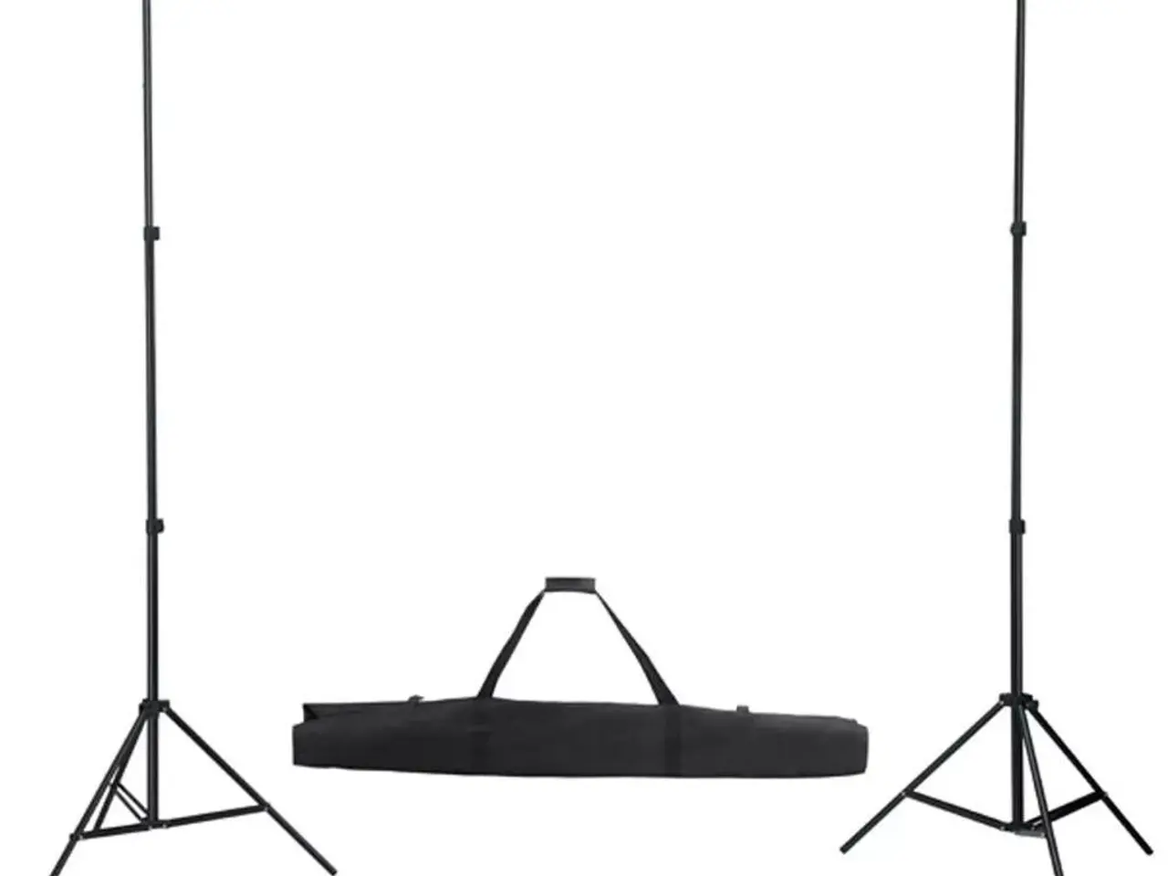 Billede 1 - Teleskopisk baggrundssystem 155-300 cm - justerbart stativ med taske
