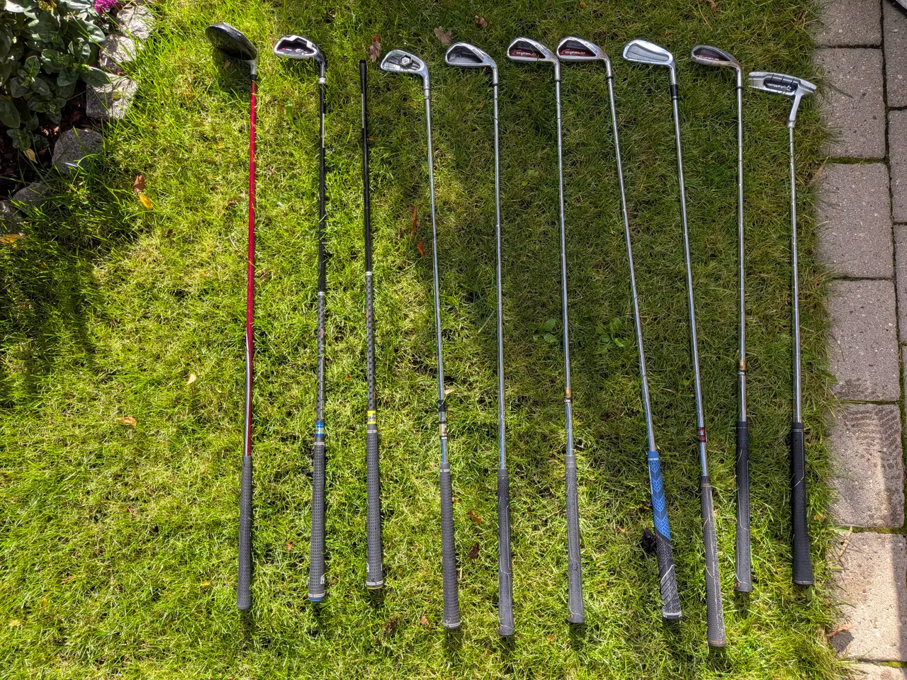 Billede 6 - 9 golfkøller med Craigton golfbag