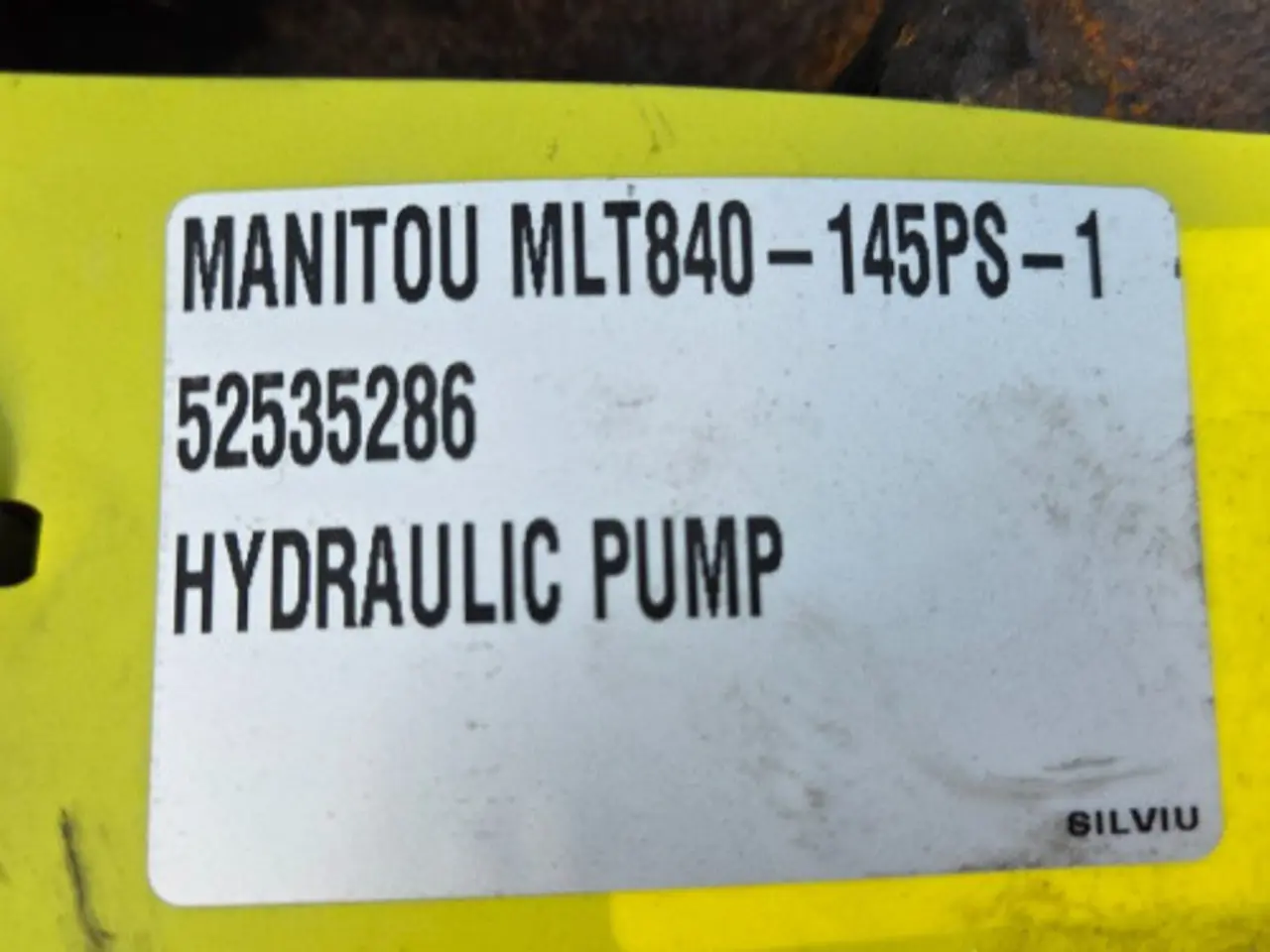 Billede 13 - Manitou MLT840-145PS Hydraulikpumpe 52535286