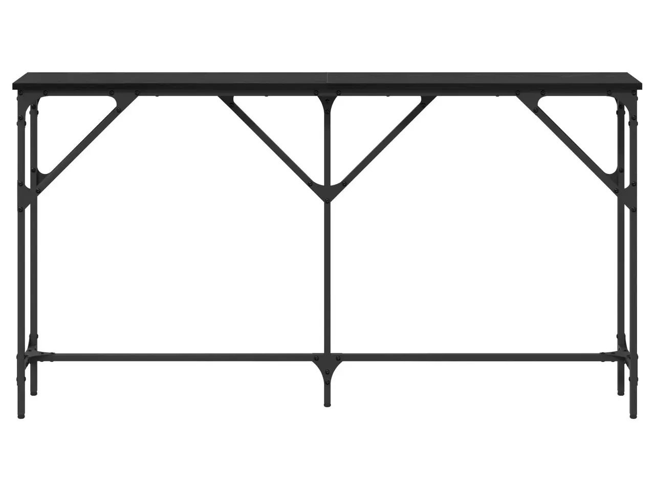 Billede 4 - Konsolbord i sort eg - 140 x 23 x 75 cm
