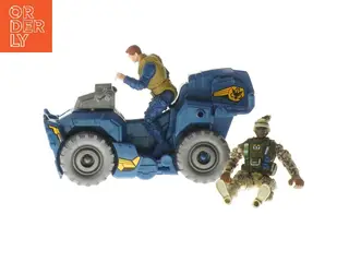 Actionfigurer med køretøj (str. 17 cm)