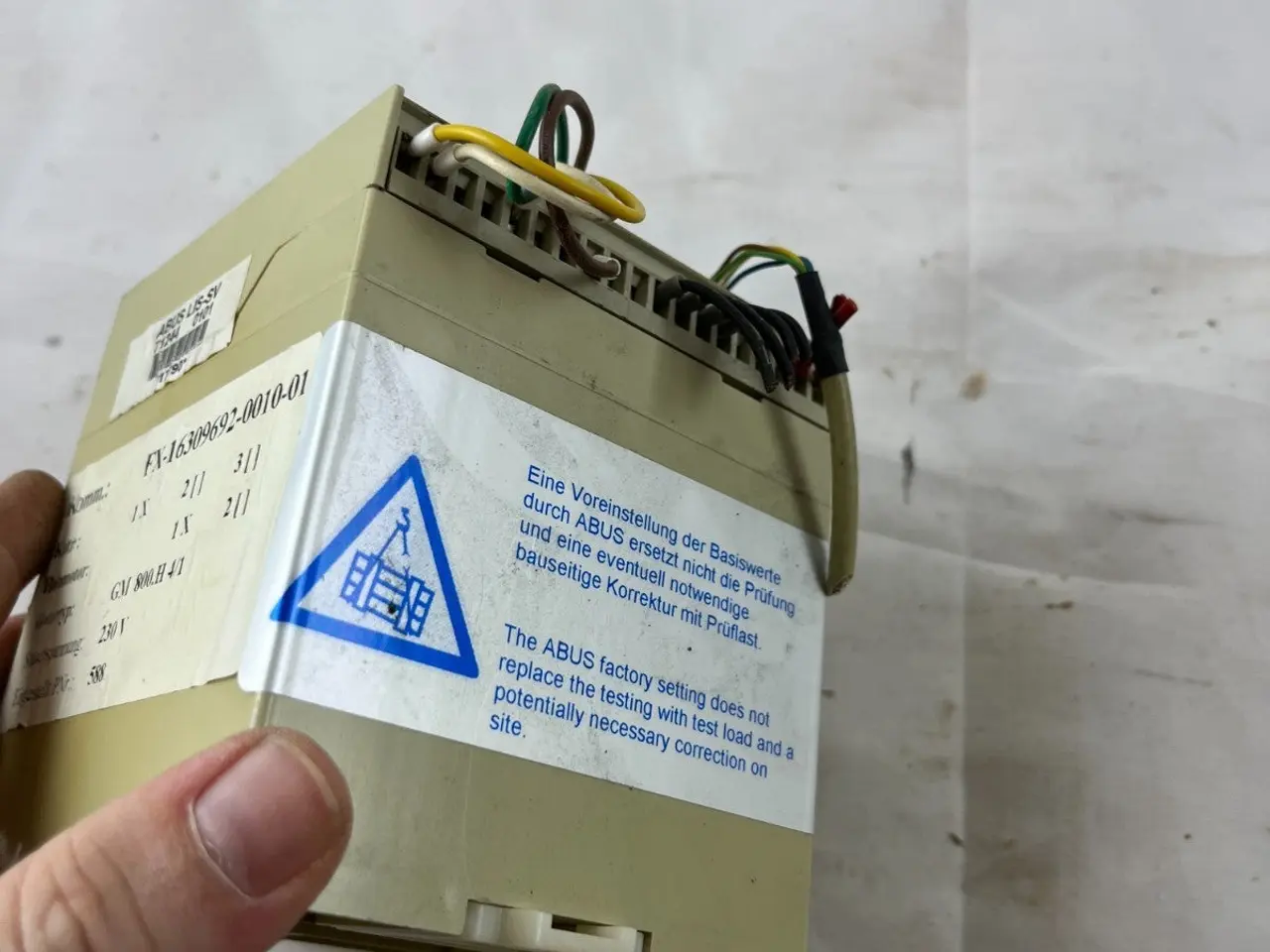Billede 9 - ABUS LIS-SV Load Monitoring Controller Hoist Crane
