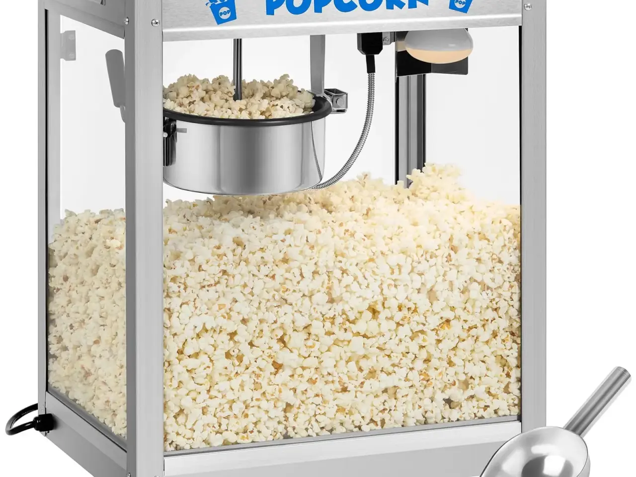 Billede 1 -  Popcornmaskine 88 L – 1350 W – rustfrit stål