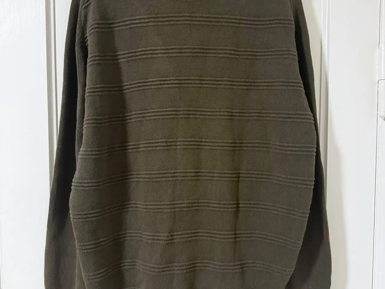 Billede 3 - Signal strikket cardigan i olivengrøn
