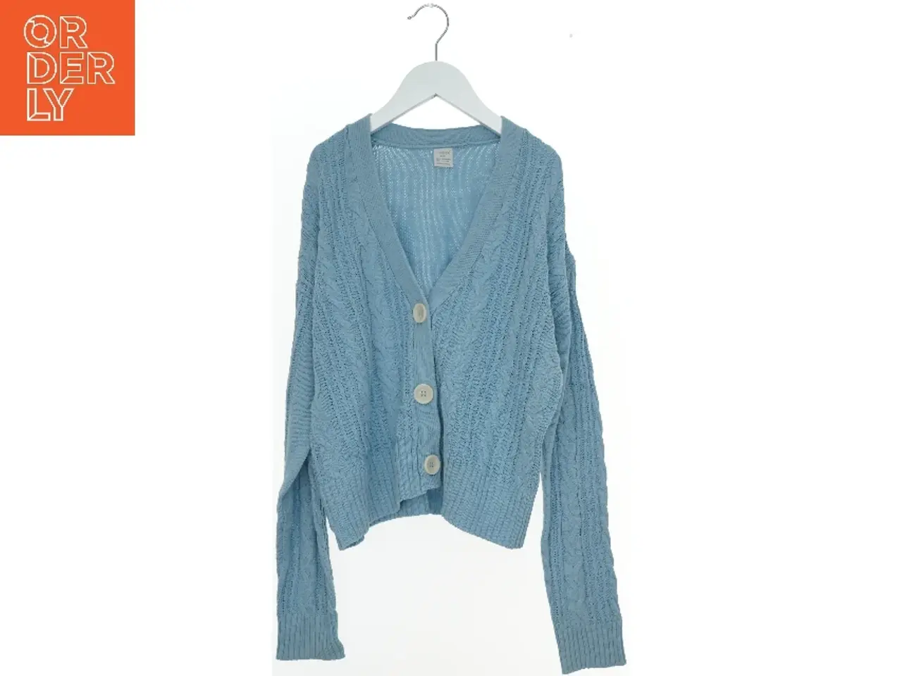 Billede 1 - Strikket cardigan med knapper fra Lindex (str. 164)