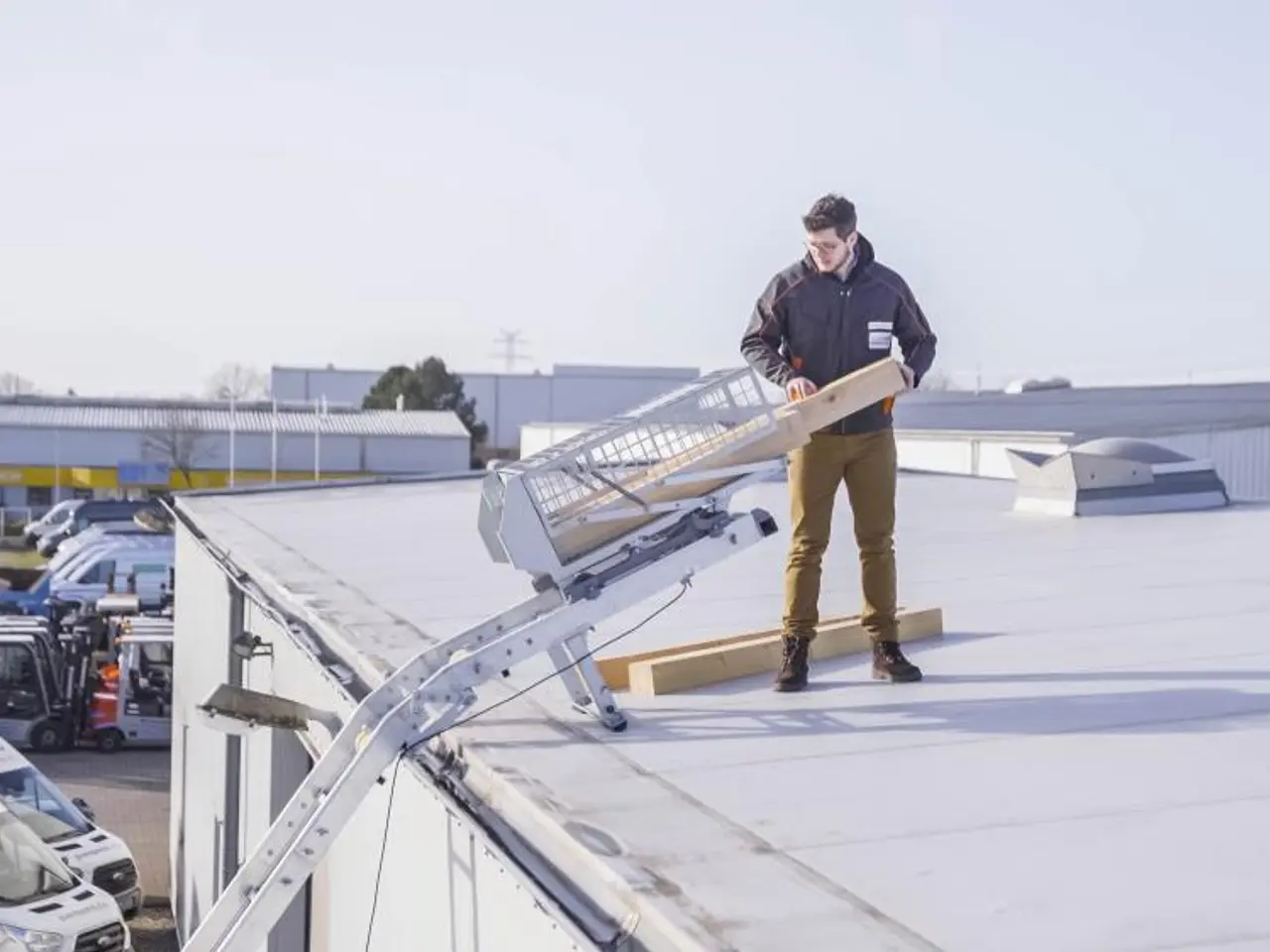 Billede 7 - RoofClimber materialelift – Effektiv materialetransport op til 21 meter