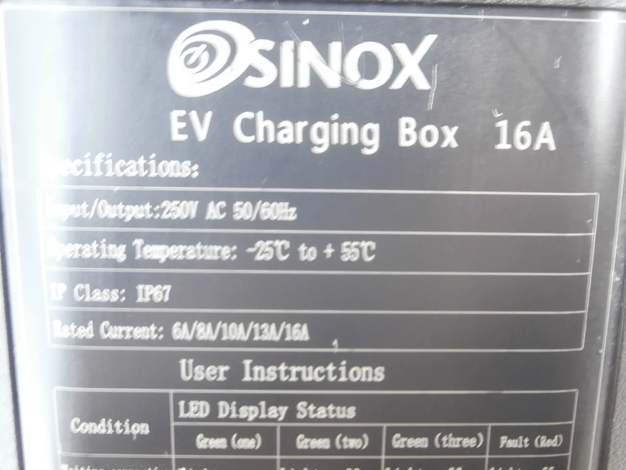 Billede 3 - Sinox EV Charging Box 16A ladeboks til elbil - Ty2