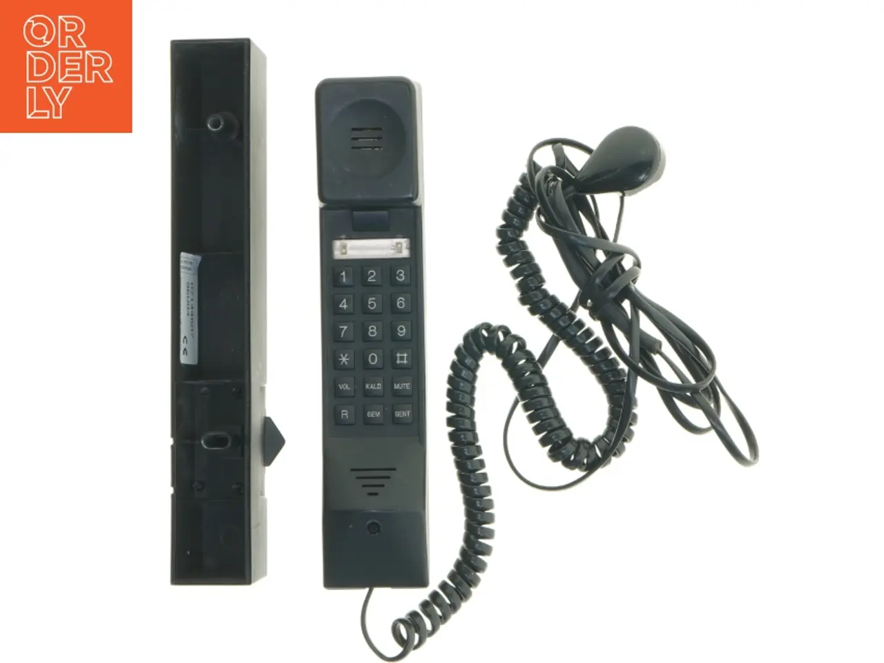Billede 1 - Fastnettelefon med røret og lader (str. 22 cm)