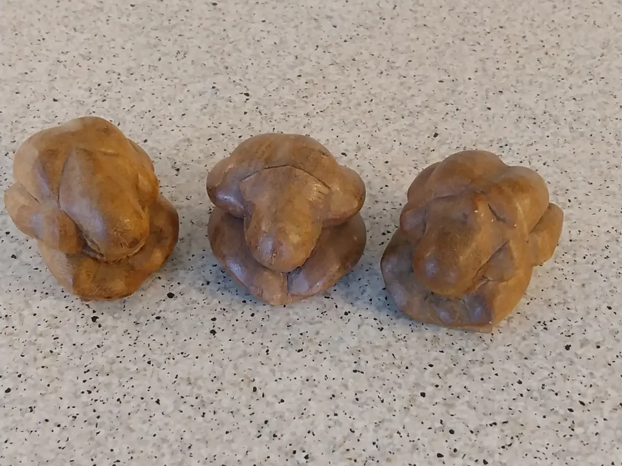 Billede 1 - 3 stk. Grædende Buddha