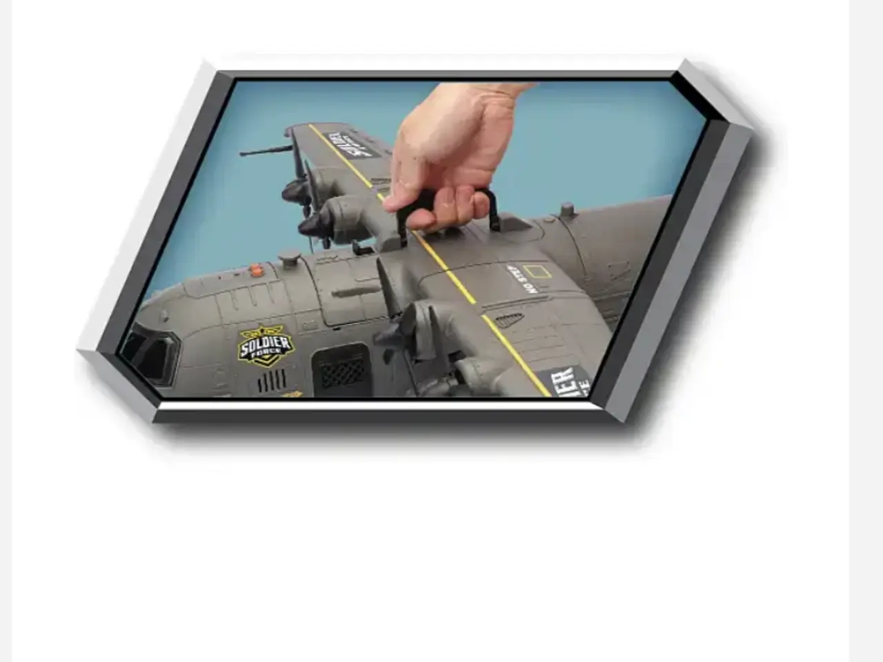 Billede 5 - Soldier Force Herkules fly 85 cm med lyd