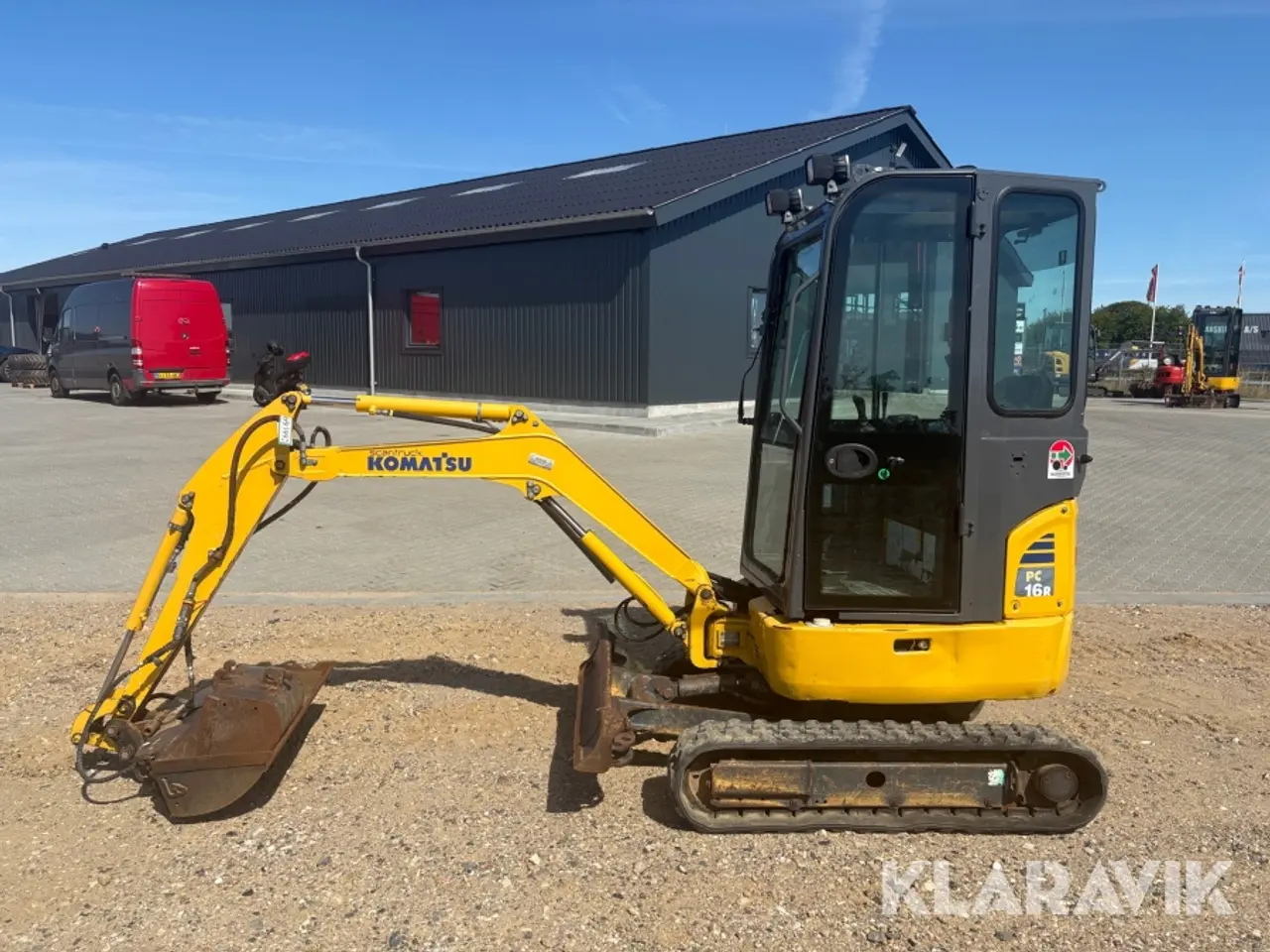 Billede 2 - Minigraver Komatsu PC16R-3HS