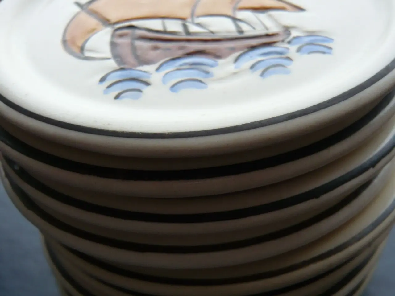 Billede 2 - Vintage Søholm miniplatter/assieter - 10 stk