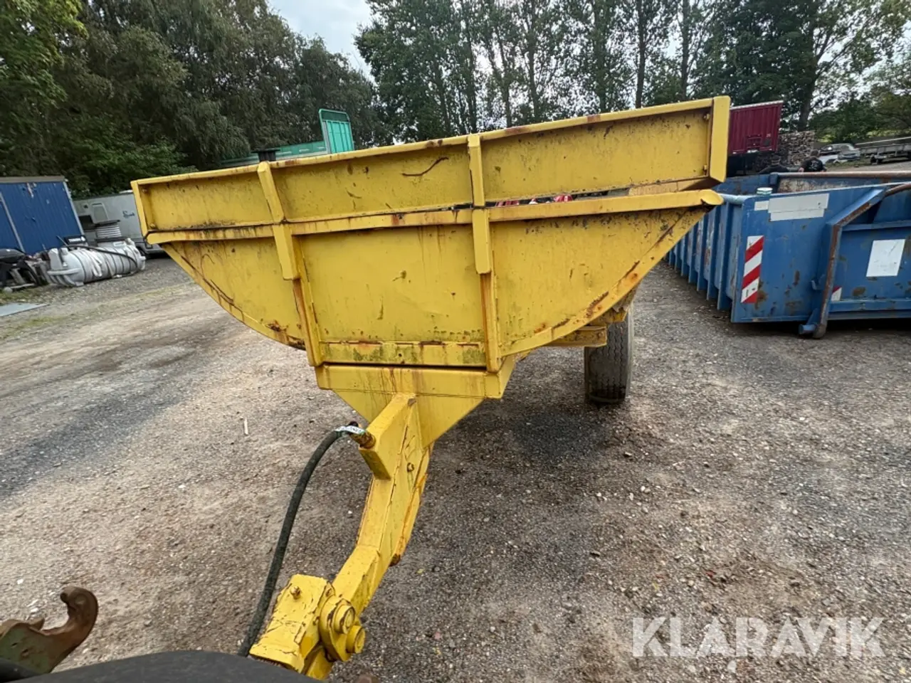 Billede 2 - Dumpervogn med hydraulisk tip til traktor