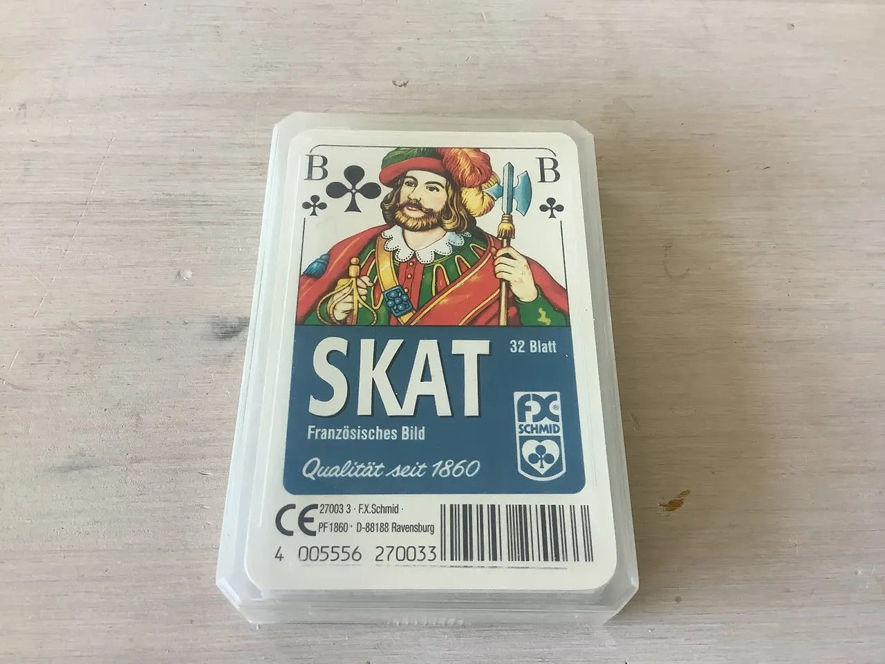 Billede 1 - Skat kortspil 32 kort i plastæske 