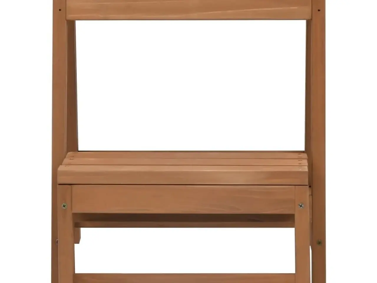 Billede 2 - Sammenklappelig trinstol i massivt fyrretræ - 39 × 38 × 45 cm