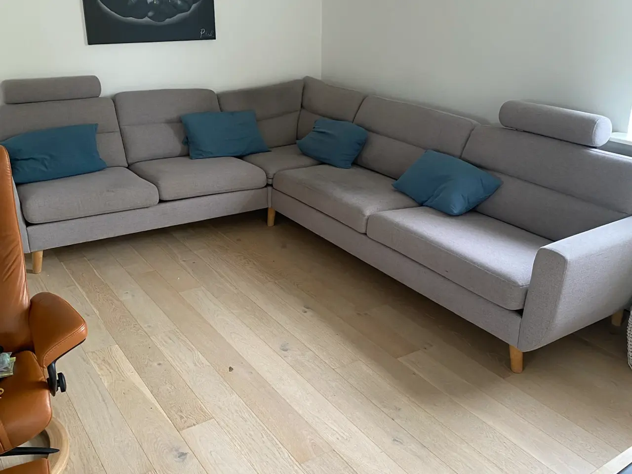 Billede 1 - Hjørnesofa i stof