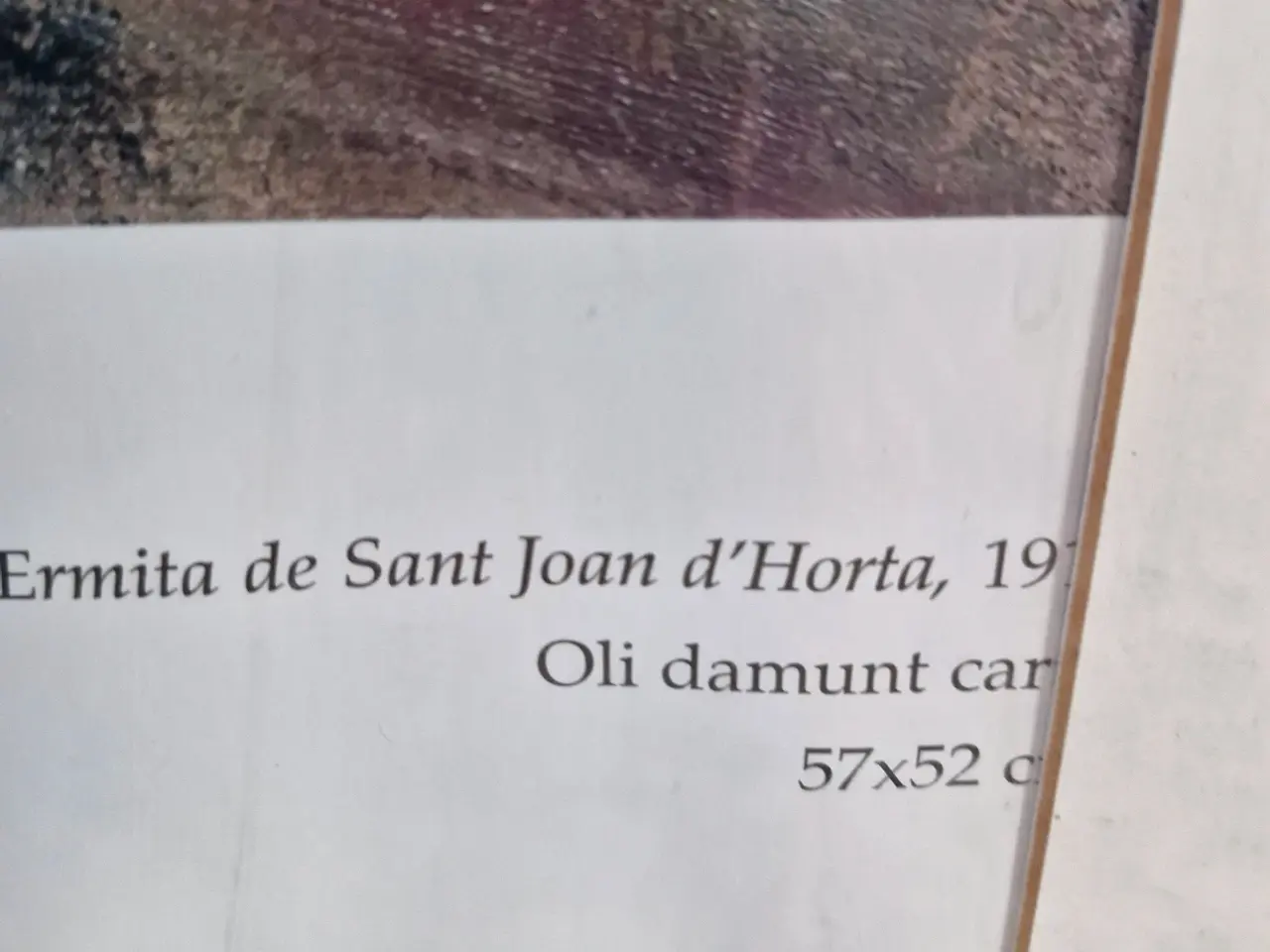 Billede 2 - Joan Miró: Ermita de Sant Joan d'Horta 1917