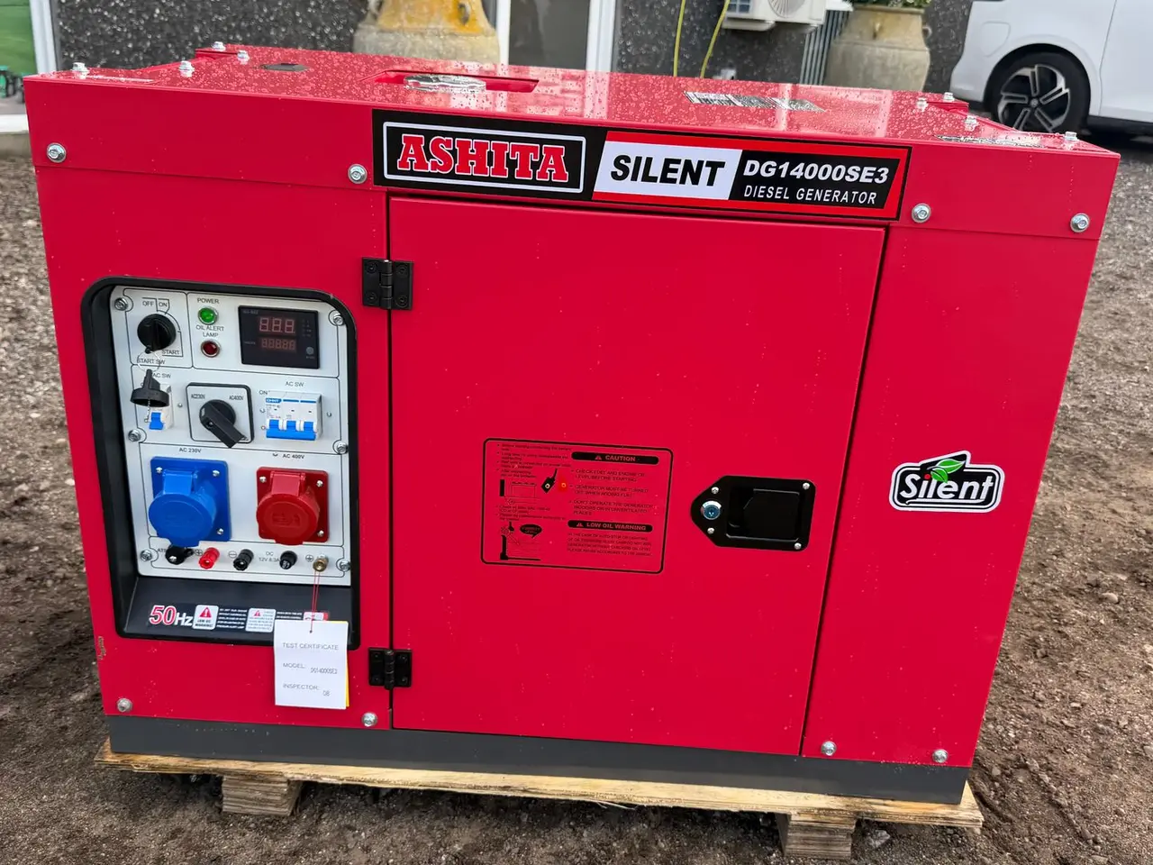 Billede 3 - Ashita DG1400ES3 Ashita fin nem generator, kan monteres med hjul
