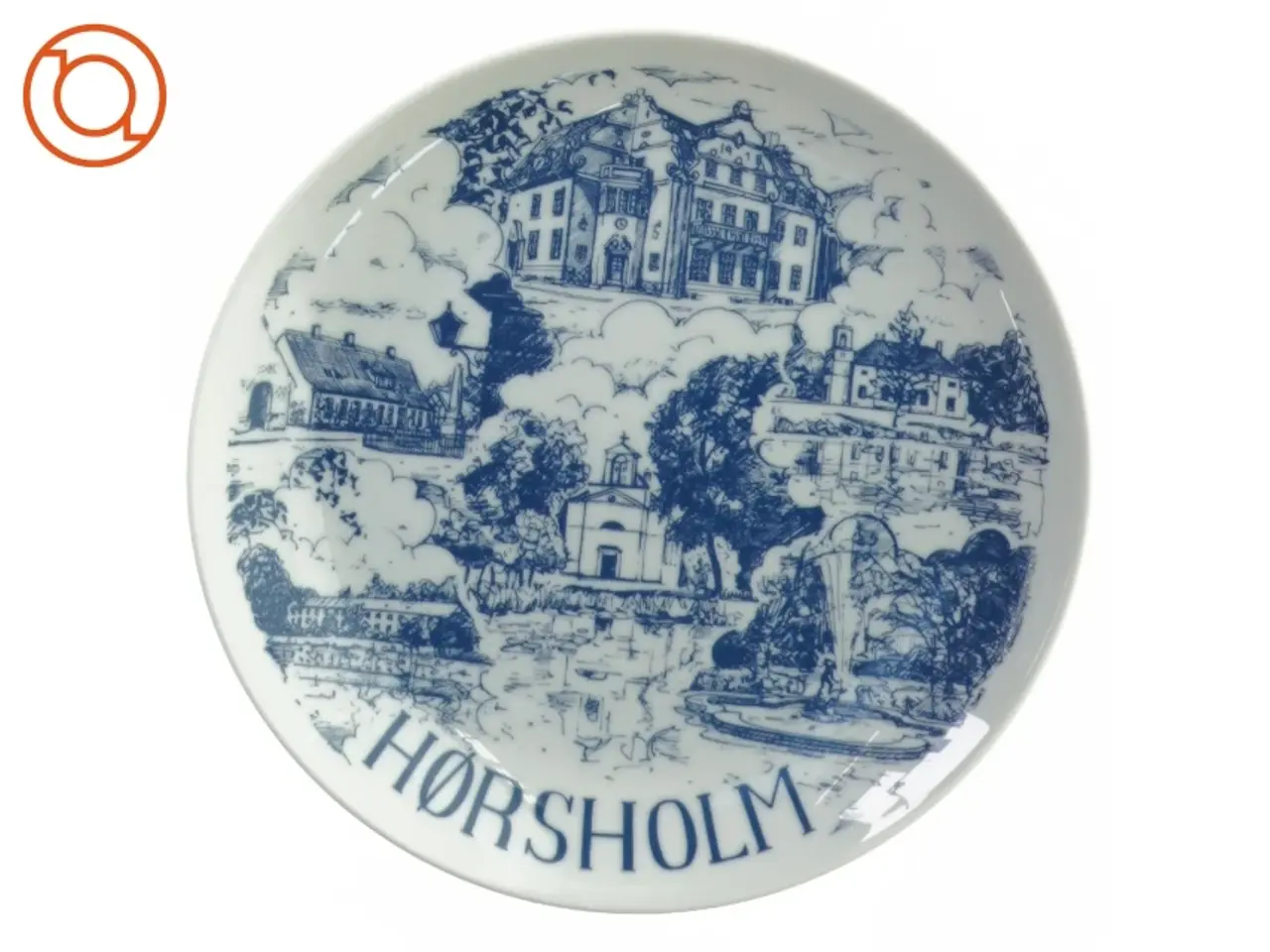 Billede 1 - Platte Hørsholm fra Bygdø (str. 20 cm)